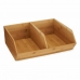 Opstapelbare opbergbox Bamboe 34,5 x 13 x 31 cm (6 Stuks)