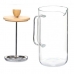 Theepot Vivalto SW8132 600ML Natuurlijk Bamboe Borosilicaatglas 600 ml