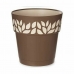 Vaso Autoirrigável Stefanplast Cloe Castanho Plástico 25 x 25 x 25 cm (6 Unidades)