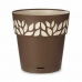 Vaso Autoirrigável Stefanplast Cloe Castanho Plástico 29 x 29 x 29 cm (6 Unidades)