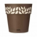 Pot auto-arrosant Stefanplast Cloe Marron Plastique 29 x 29 x 29 cm (6 Unités)