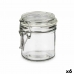 Blik Transparant Metaal Glas Siliconen 250 ml 11,5 x 10 x 8,5 cm (6 Stuks)