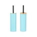 Toilet Brush Blue Metal Bamboo Plastic 9,5 X 27 X 9,5 cm (6 Units)