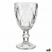 Vinglass Diamant Gjennomsiktig Glass 330 ml (6 enheter)