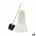 Scopino per il Bagno Berilo 151C6-B Bianco Nero PVC polipropilene 16 x 36,2 x 16 cm (6 Unità)