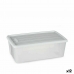 Кутия за Съхранение с Капак Stefanplast Elegance Бял Пластмаса 5 L 19,5 x 11,5 x 33 cm (12 броя)