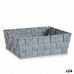 Cestino Multiuso Grigio Stoffa 2,4 L 20 x 8 x 24 cm (24 Unità)