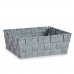 Cesta Multiusos Gris Tela 2,4 L 20 x 8 x 24 cm (24 Unidades)