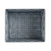 Cesta Multiusos Gris Tela 2,4 L 20 x 8 x 24 cm (24 Unidades)