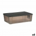 Opbergbak met Deksel Stefanplast Elegance Grijs Plastic 30 L 38,5 x 17 x 59,5 cm (6 Stuks)