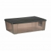 Opbergbak met Deksel Stefanplast Elegance Grijs Plastic 30 L 38,5 x 17 x 59,5 cm (6 Stuks)