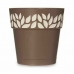 Vaso Autoirrigável Stefanplast Cloe Castanho Plástico 15 x 15 x 15 cm (12 Unidades)