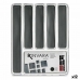 Organizator Pribora za Jelo Reciklirana plastika Siva 32,3 x 4,5 x 40 cm (12 kom.)