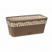 Selvvandende planter Stefanplast Cloe Brun Plastik 13,3 x 12,3 x 29,3 cm (12 enheder)