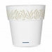 Self-watering flowerpot Stefanplast Gaia White Plastic 19 x 19 x 19 cm (12 Units)