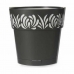 Vaso Autoirrigável Stefanplast Gaia Antracite Plástico 19 x 19 x 19 cm (12 Unidades)