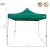 Gazebo Aktive Dobrável Altura ajustável Aço Poliéster 420D Oxford Verde 300 x 320 x 300 cm