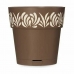 Vaso Autoirrigante Stefanplast Gaia Marrone Plastica 19 x 19 x 19 cm (12 Unità)