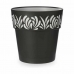 Vaso Autoirrigável Stefanplast Gaia Antracite Plástico 29 x 29 x 29 cm (6 Unidades)