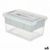 Mitmeotstarbeline Karp Hall Läbipaistev Plastmass 5 L 29,5 x 14,5 x 19,2 cm (6 Ühikut)