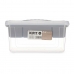 Multi-use Box Kipit 02 1310 Grey Transparent Plastic 5 L 29,5 x 14,5 x 19,2 cm (6 Units)