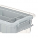 Multi-functionele Kist Kipit 02 1310 Grijs Transparant Plastic 5 L 29,5 x 14,5 x 19,2 cm (6 Stuks)