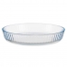 Bandeja para Forno Transparente Vidro de Borosilicato 25,5 x 4,5 x 25,5 cm (6 Unidades)