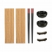 Sushiset Svart Bambu Stengods (8 Delar) (12 antal)