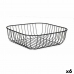 Fruktbolle Svart Metall 30 x 9,3 x 30 cm (6 enheter)