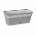 Selvvannende planter Stefanplast Gaia Grå Plast 13,3 x 12,3 x 29,3 cm (12 enheter)