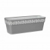 Selvvannende planter Stefanplast Gaia Grå Plast 49,5 x 17 x 19 cm (12 enheter)