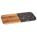 Snijplank Zwart Marmer Acacia 18 x 1,5 x 38 cm (8 Stuks)