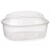 Cutie de prânz dreptunghiulară cu capac Transparent polipropilenă 1,5 L 18 x 10,5 x 21,5 cm (8 Unități)