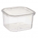 Cutie de prânz dreptunghiulară cu capac Leknes BS750ROI Transparent polipropilenă 750 ml 12,8 x 7,5 x 13,5 cm (24 Unități)