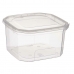 Прямоугольная коробочка для завтрака с крышкой Прозрачный полипропилен 750 ml 12,8 x 7,5 x 13,5 cm (24 штук)