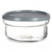 Cutie rotundă pentru prânz cu capac Gri Plastic 415 ml 12 x 6 x 12 cm (24 Unități)