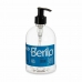 Soap Dispenser Berilo SE1205-DOSIFICADOR Black Transparent Plastic 500 ml 8 x 16,5 x 8 cm (12 Units)