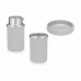 Set da Bagno Berilo 3318-2 Grigio Plastica (12 Unità)