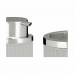 Set da Bagno Berilo 3318-2 Grigio Plastica (12 Unità)