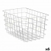 Cestino Multiuso Argentato Metallo 38 x 21 x 26 cm Rettangolare (6 Unità)