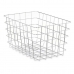 Cesta Multiusos Plateado Metal 38 x 21 x 26 cm Rectangular (6 Unidades)