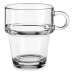 Tazza Impilabile Trasparente Vetro 270 ml (24 Unità)