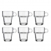 Kopp Stapelbaar Transparant Glas 270 ml (24 Stuks)