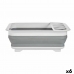 Scolapasta da Cucina Pieghevole Bianco Grigio polipropilene TPR 37,9 x 29,3 x 12 cm (6 Unità)