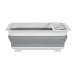 Scolapasta da Cucina Pieghevole Bianco Grigio polipropilene TPR 37,9 x 29,3 x 12 cm (6 Unità)