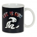 Mug El Niño Life is fun Ceramic Multicolour (350 ml)