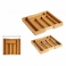 Cutlery Organiser Kinvara JWKW-3714/1 Brown Bamboo Adaptable compartment Extendable (6 Units)