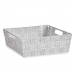 Cesta Multiusos Branco Tecido 3 L 23 x 8 x 27 cm (48 Unidades)