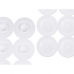 Tapete Antiderrapante para Duche Branco PVC 68 x 1 x 36 cm (6 Unidades)