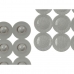Rutschfeste Duschmatte Grau PVC 68 x 36 x 1 cm (6 Stück)